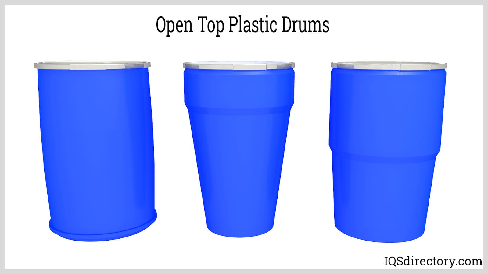 Open Top Plastic Drums