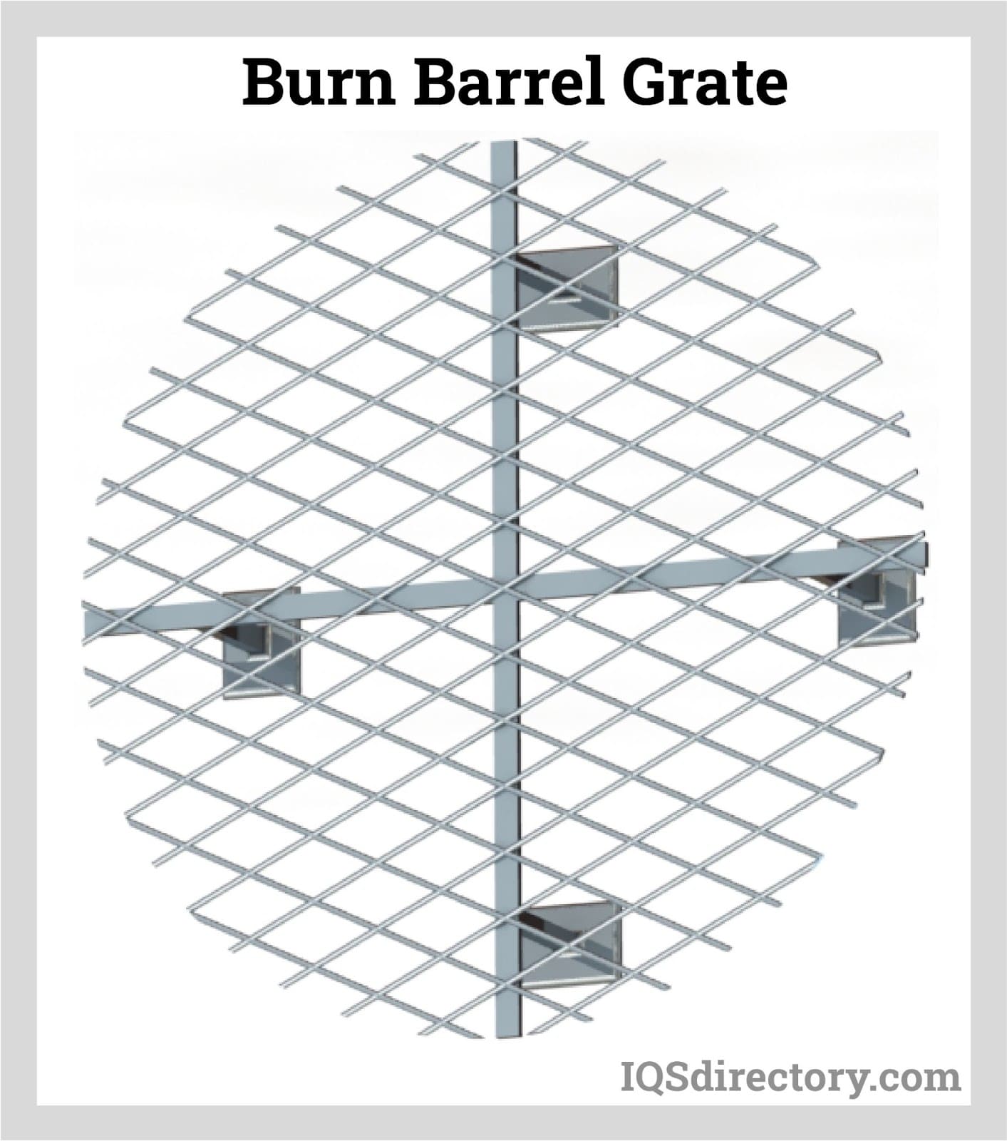 Burn Barrel Grate