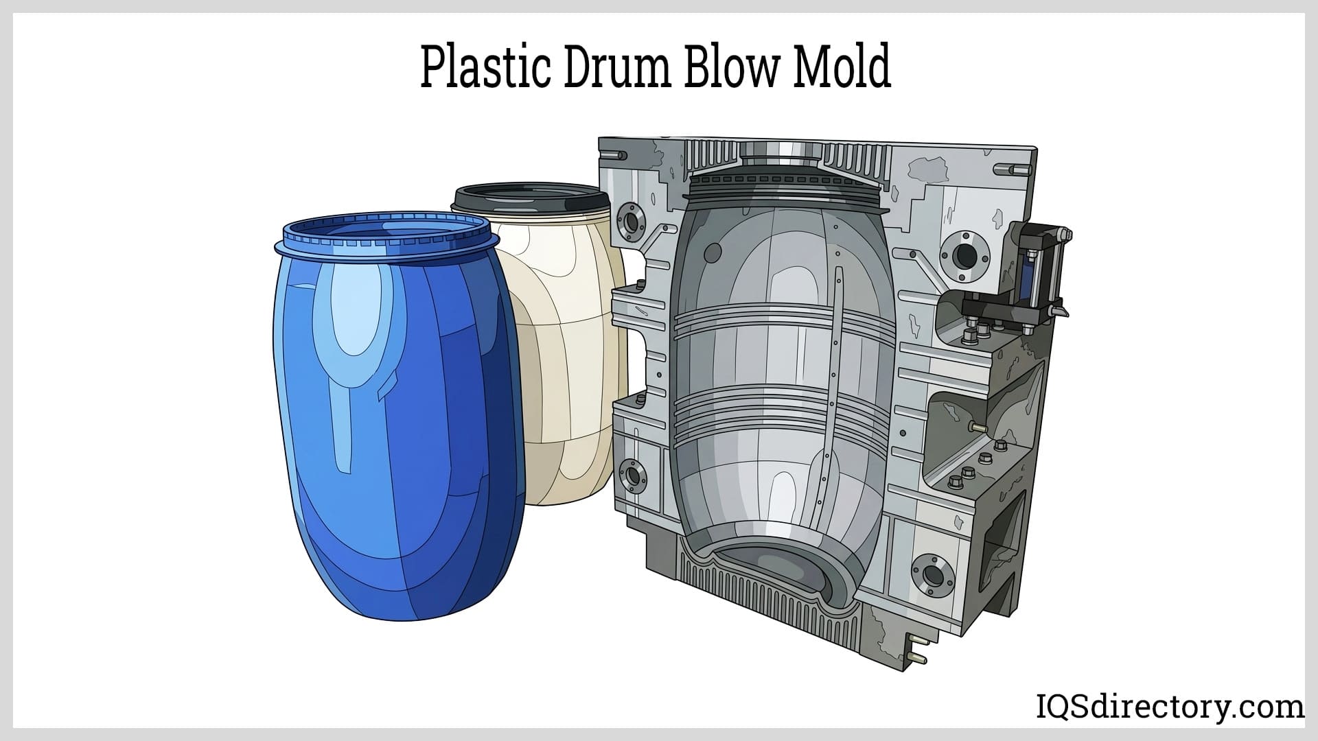 Plastic Drum Blow Mold