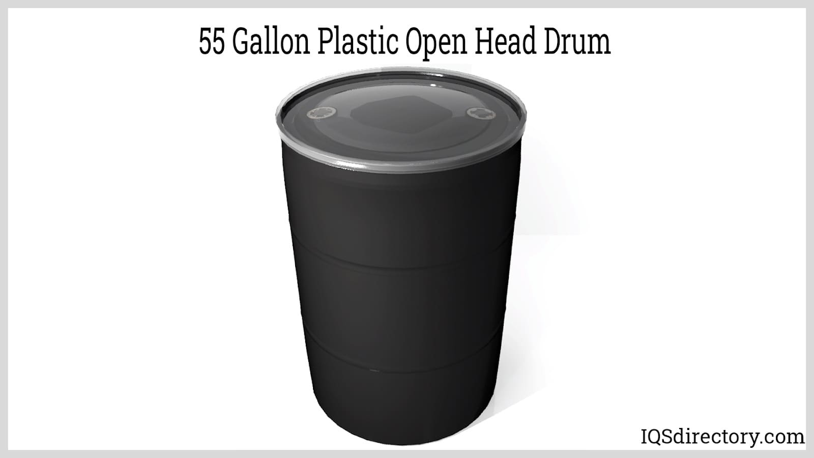 55 Gallon Plastic Open Head Drum