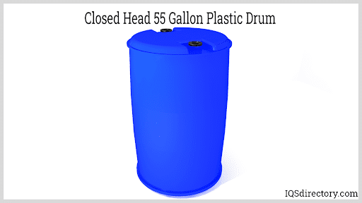 Closed Head 55 Gallon Plastic Drum