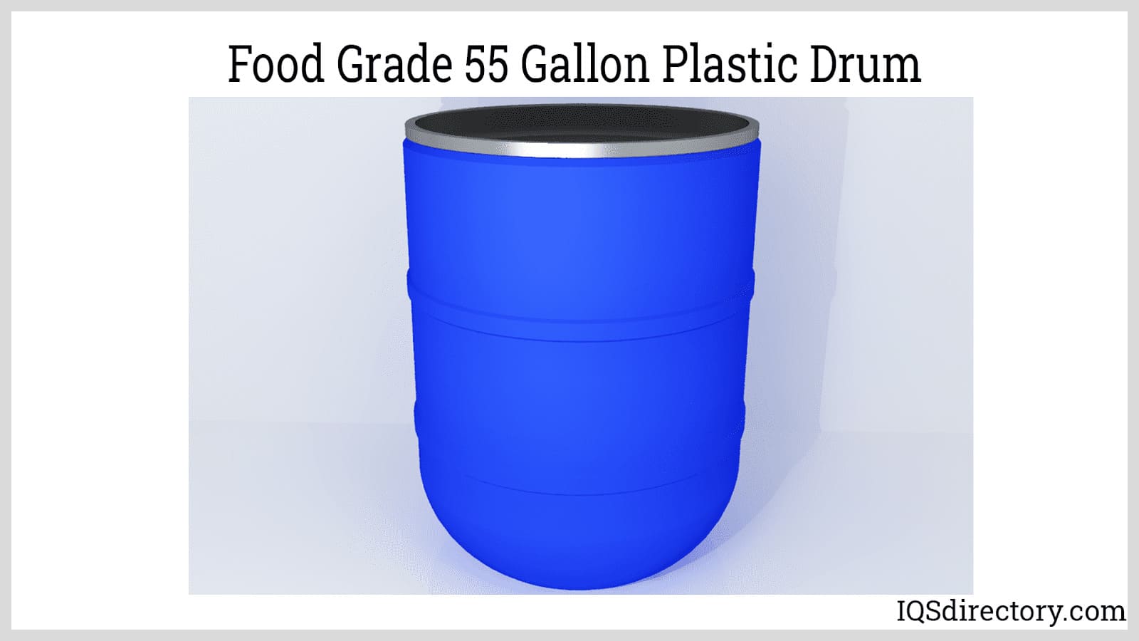 Plastic 55 Gallon Drums