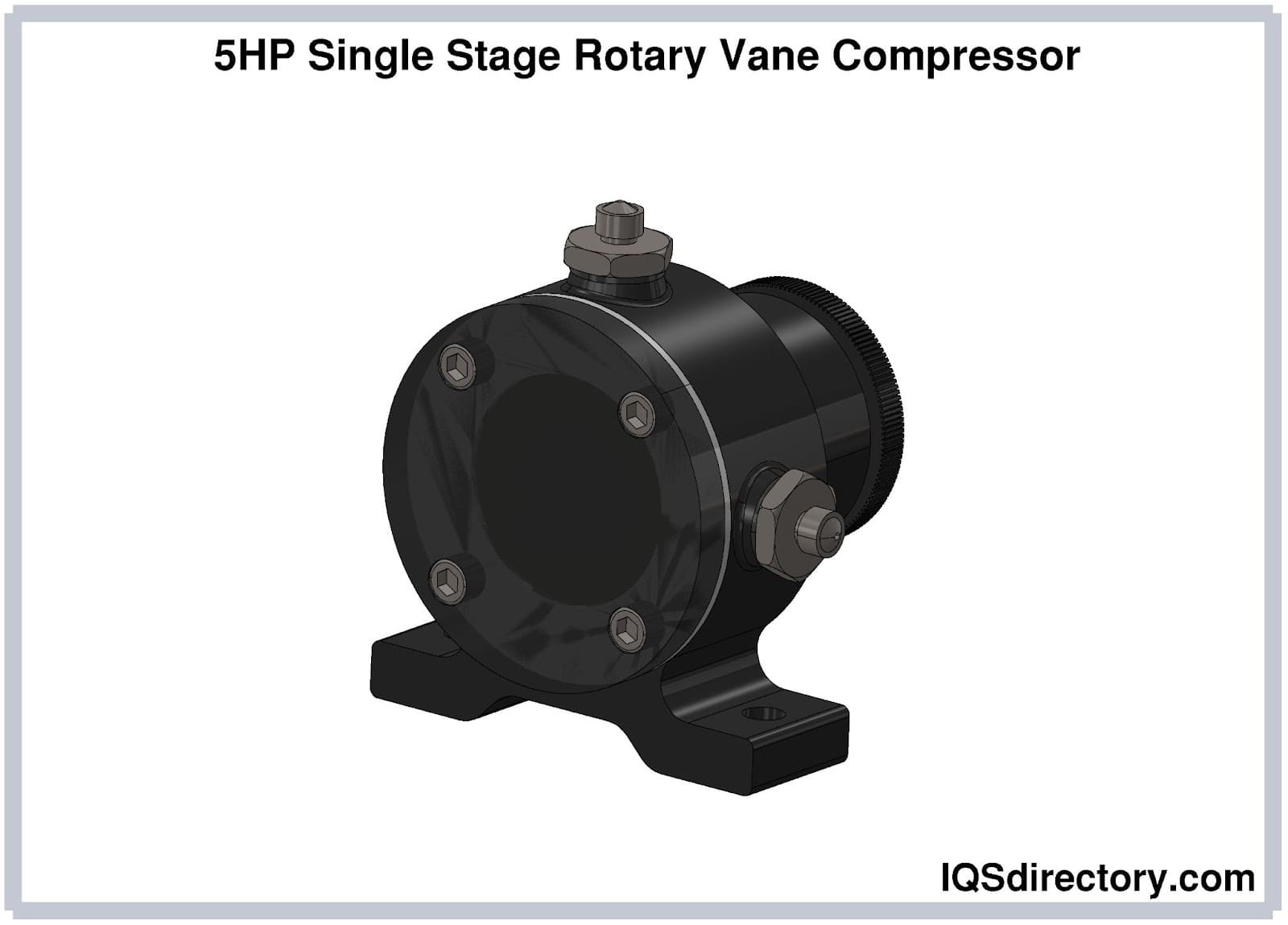 5HP Single Stage Rotary Vane Compressor