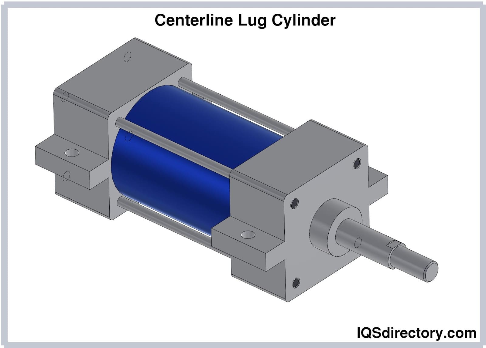 Silinder Lug Garis Tengah