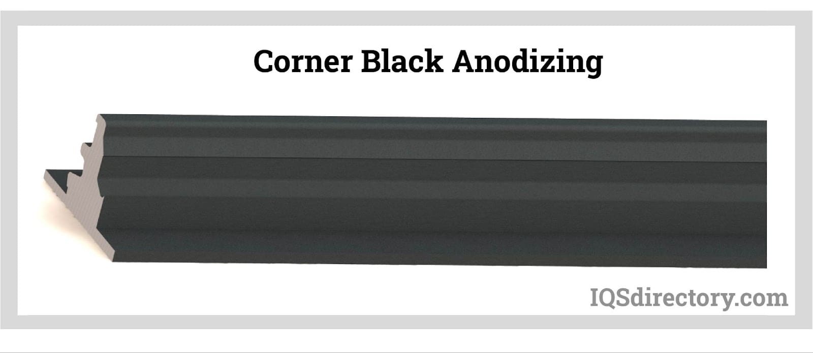 Corner Black Anodizing