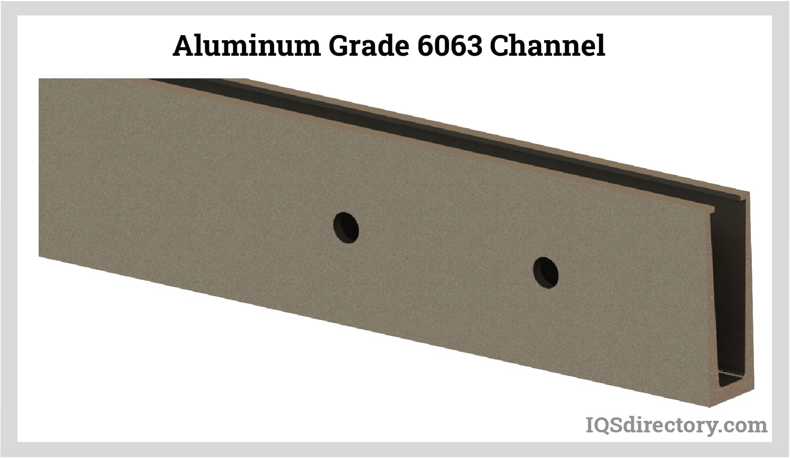 Aluminum Grade 6063 Channel