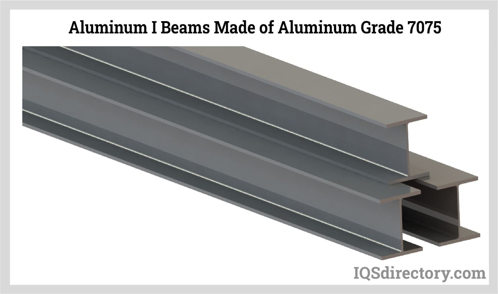 Aluminum I Beams Made of Aluminum Grade 7075