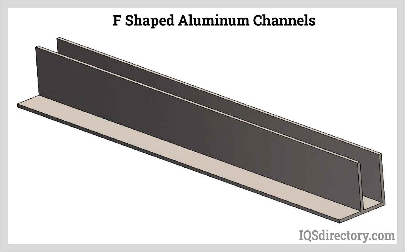 F Shaped Aluminum Channels