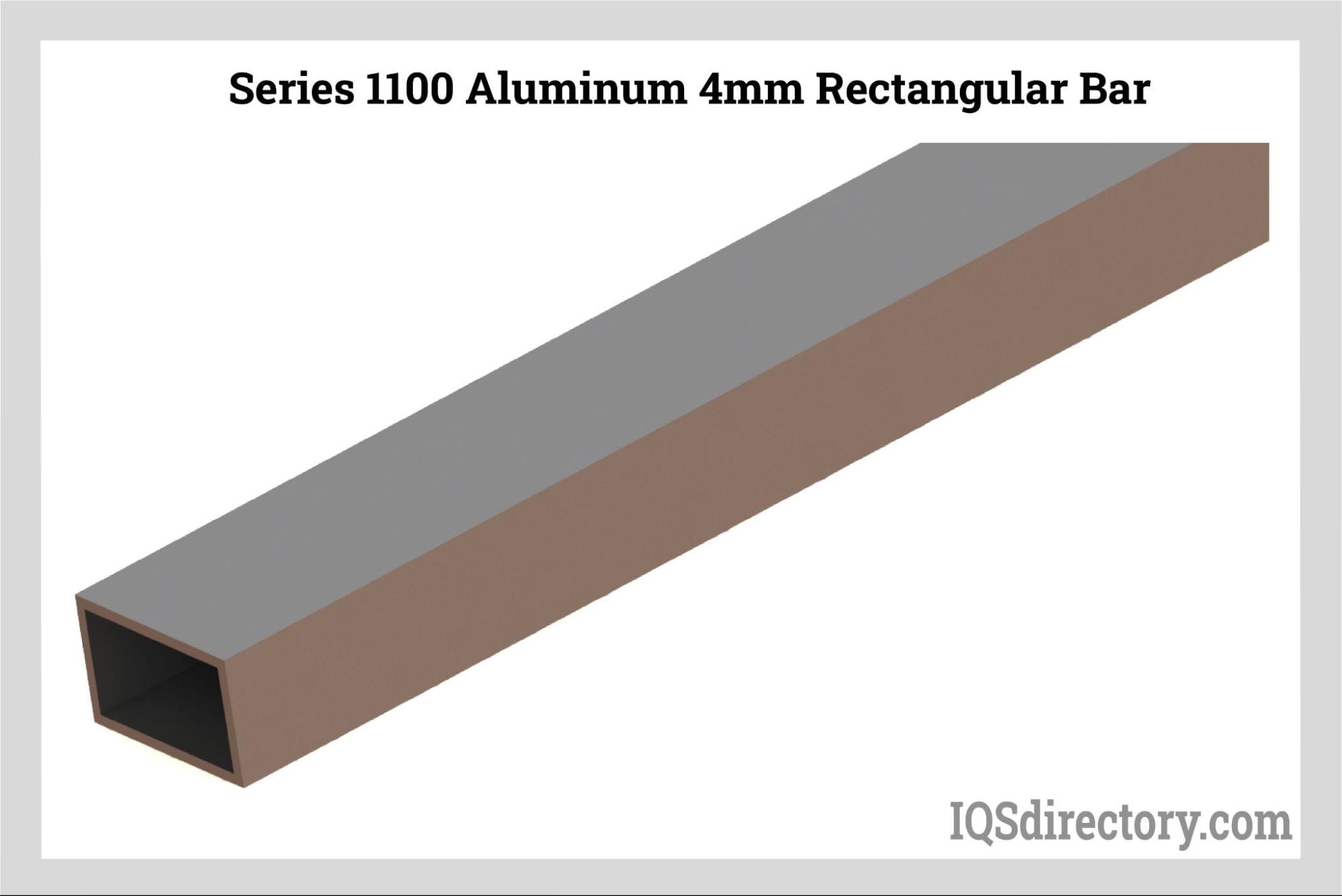 Series 1100 Aluminum 4mm Rectangular Bar