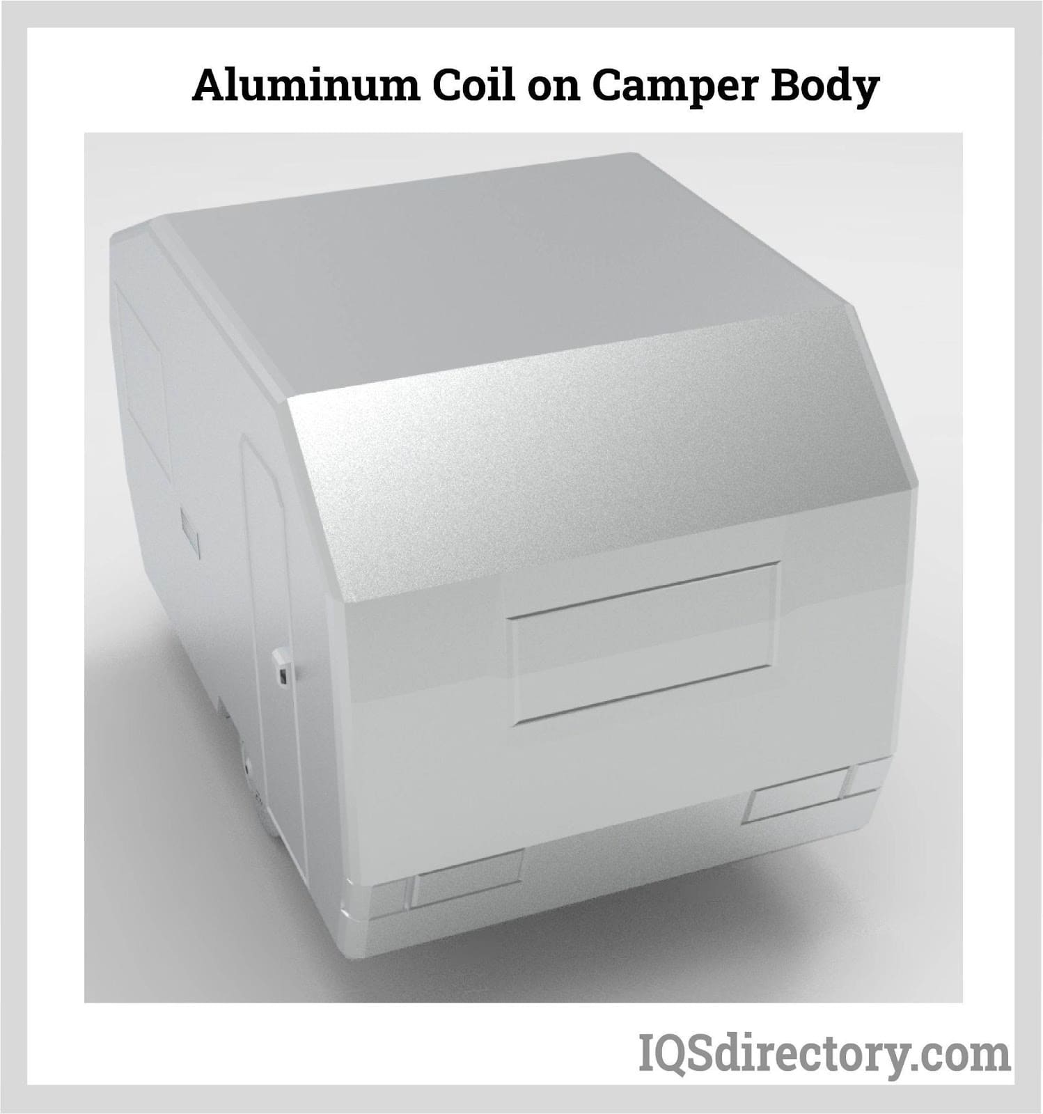 Aluminum Coil on Camper Bay