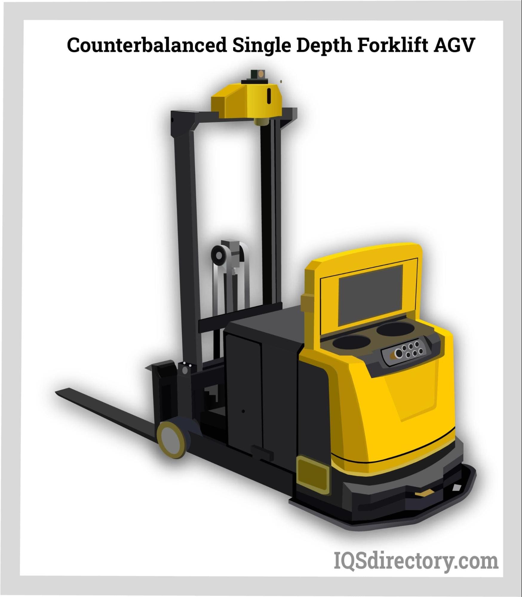 Counterbalanced Single Depth Forklift AGV