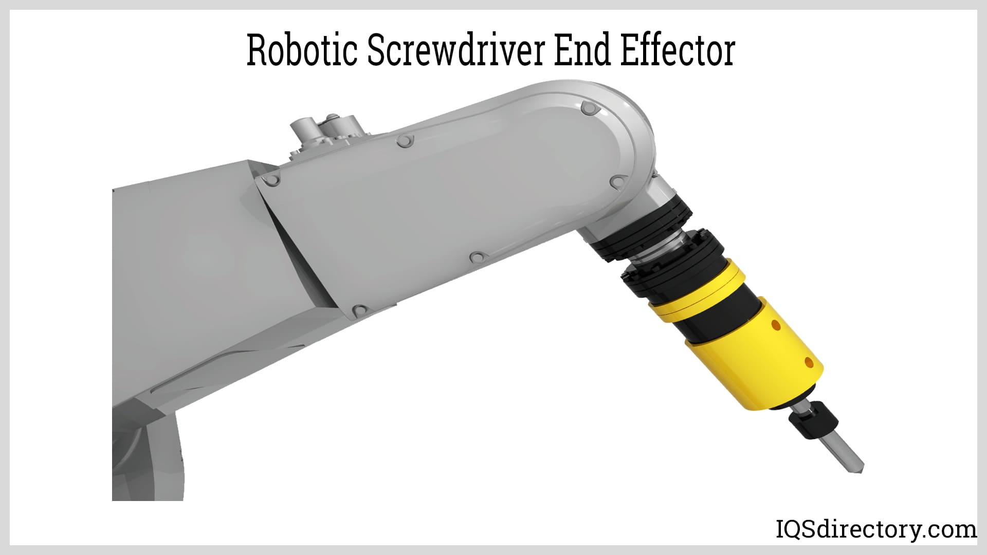 Robotic Screwdriver End Effector