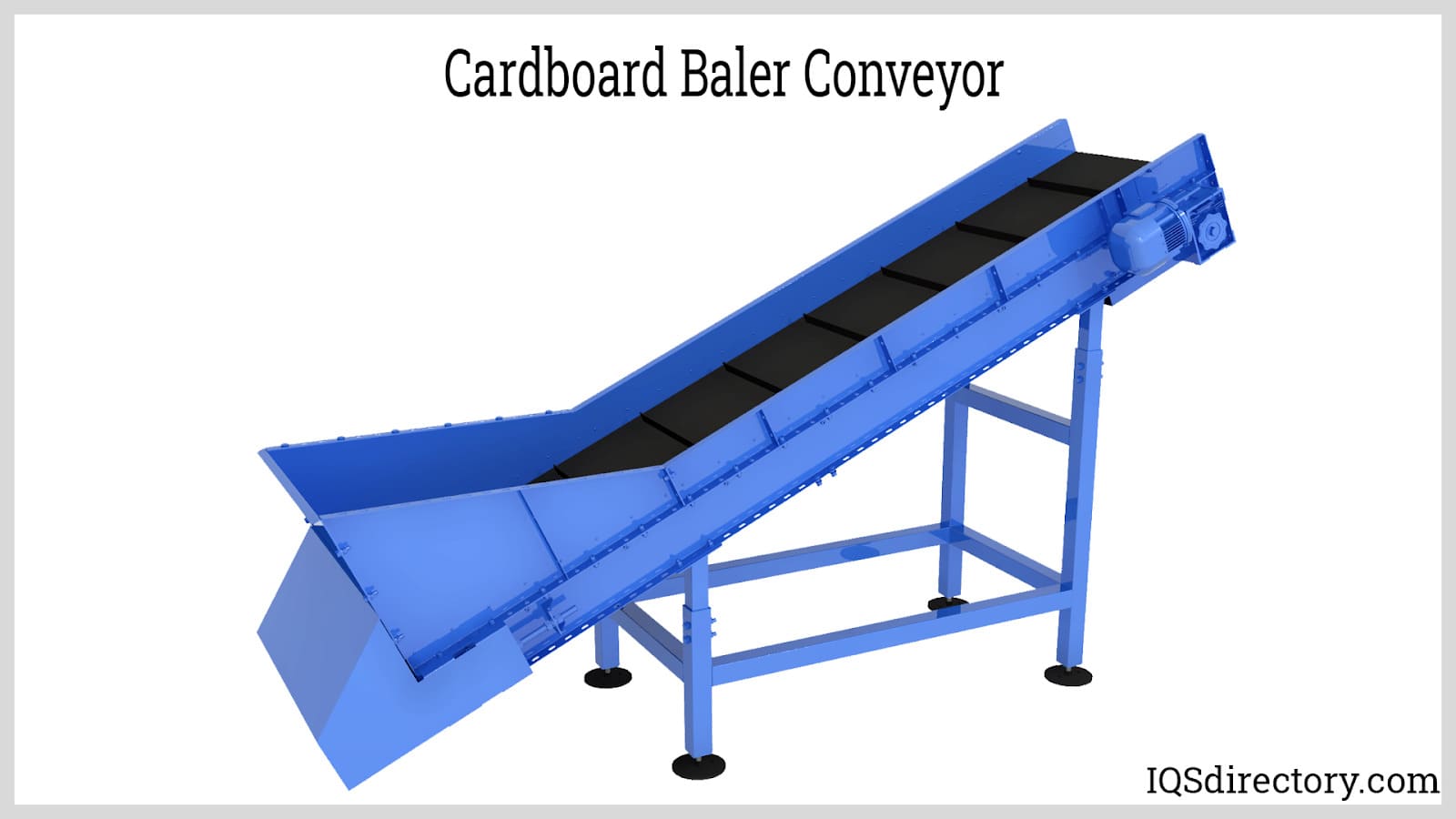 Cardboard Baler Conveyor