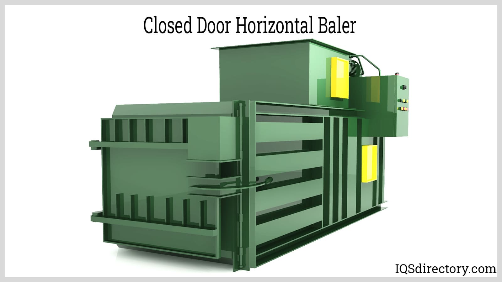 Closed Door Horizontal Baler