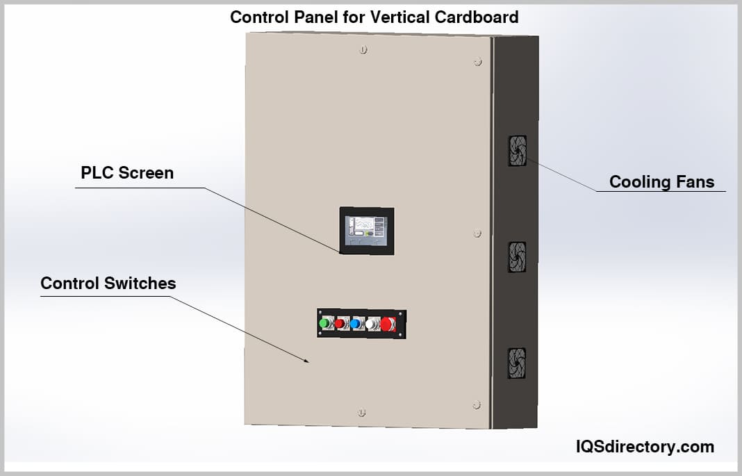 Control Panel for Vertical Cardboard Baler