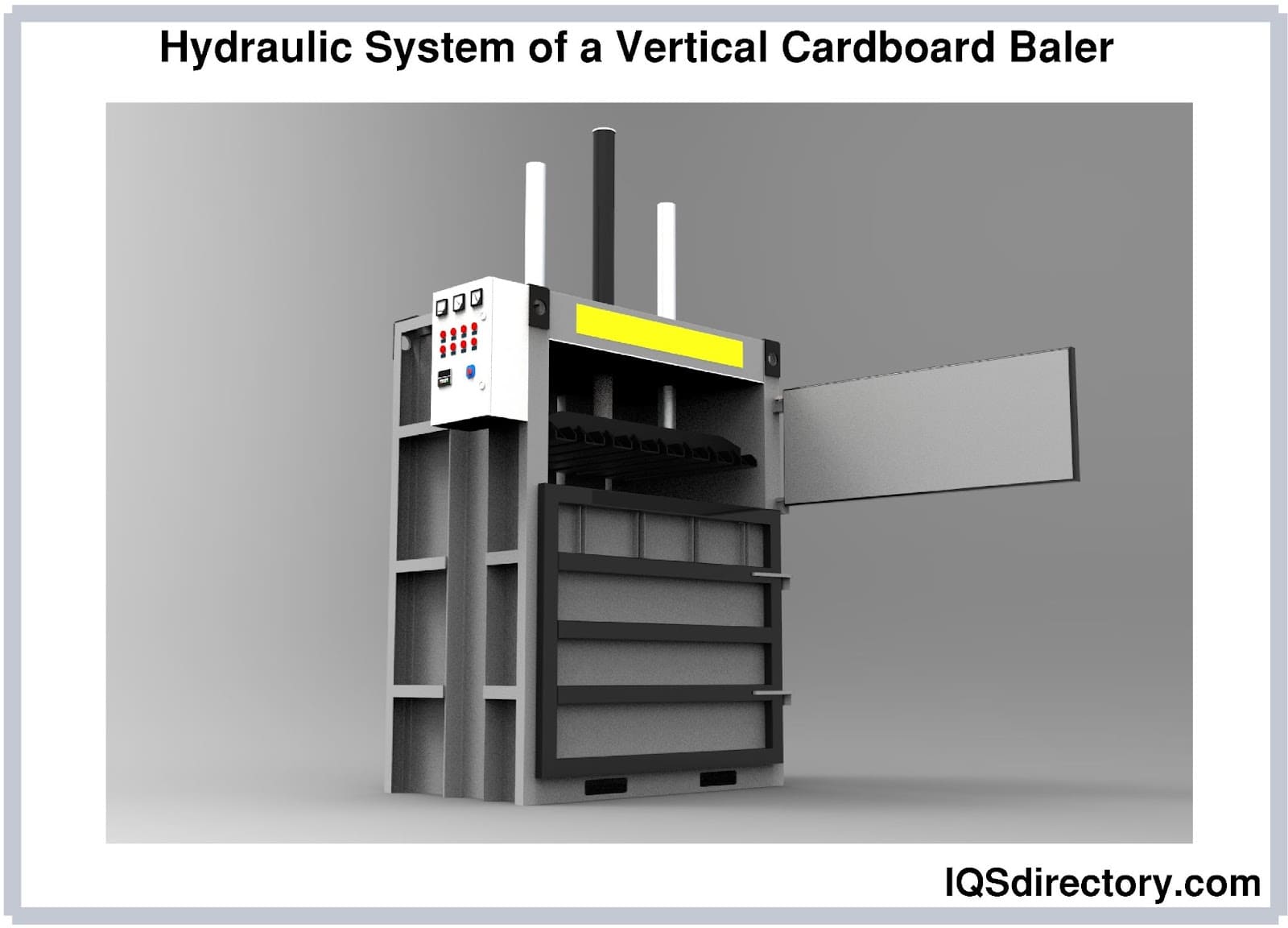 Hydraulic System of a Vertical Cardboard Baler