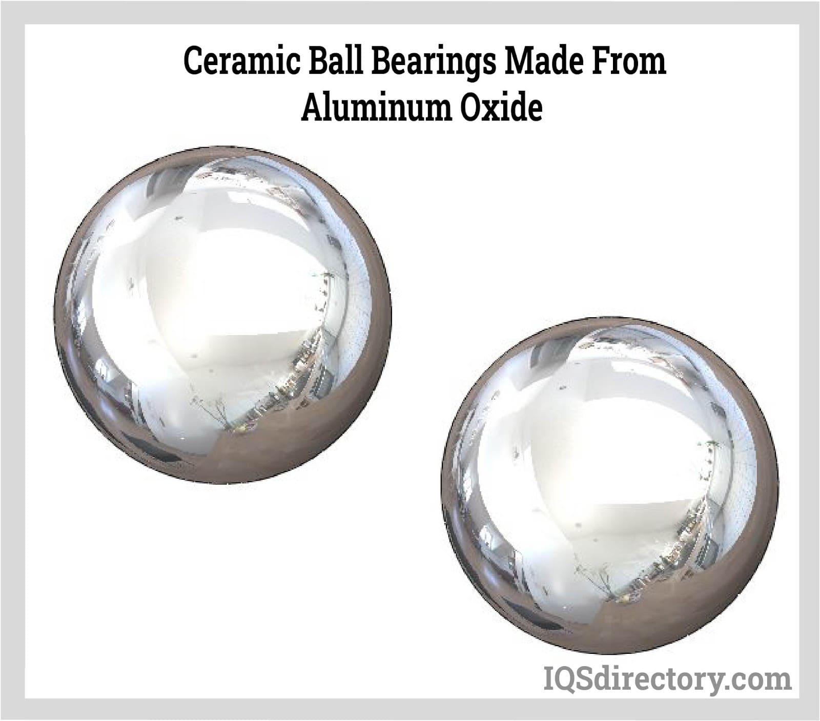 Ceramic Ball Bearings Made From Aluminum Oxide