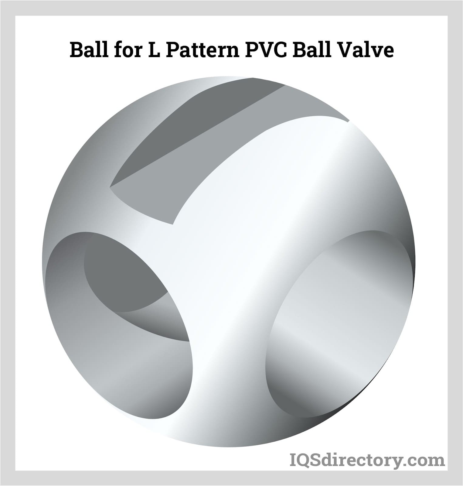 Ball for L Pattern PVC Ball Valve