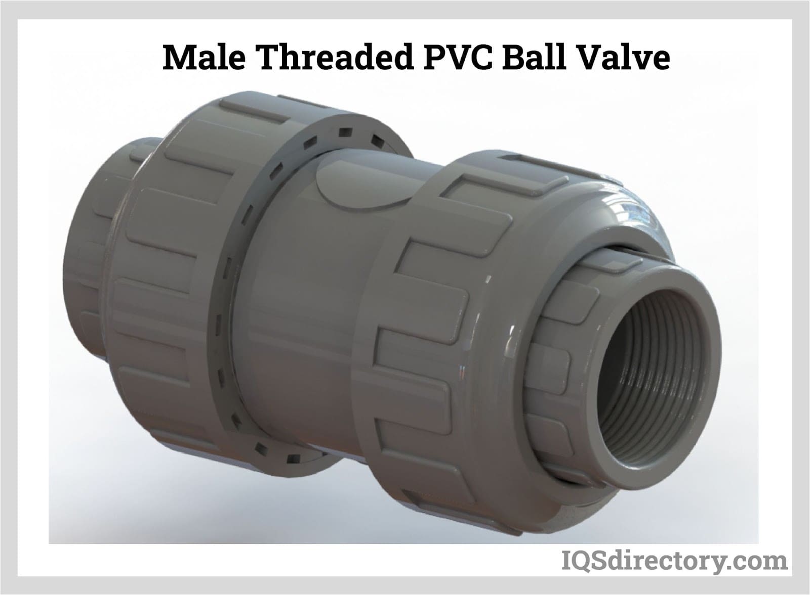 Trunnion PVC Ball Check Valve