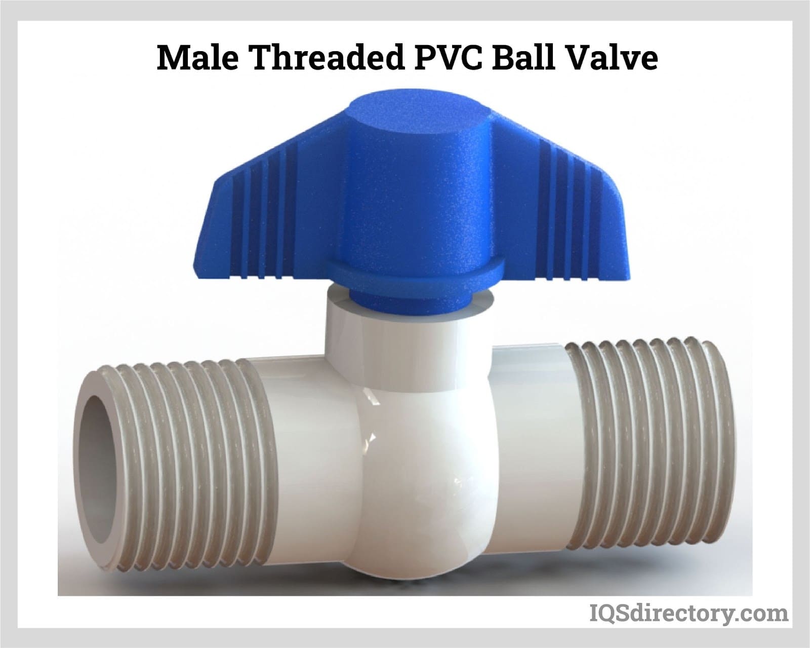 Male Threaded PVC Ball Valve