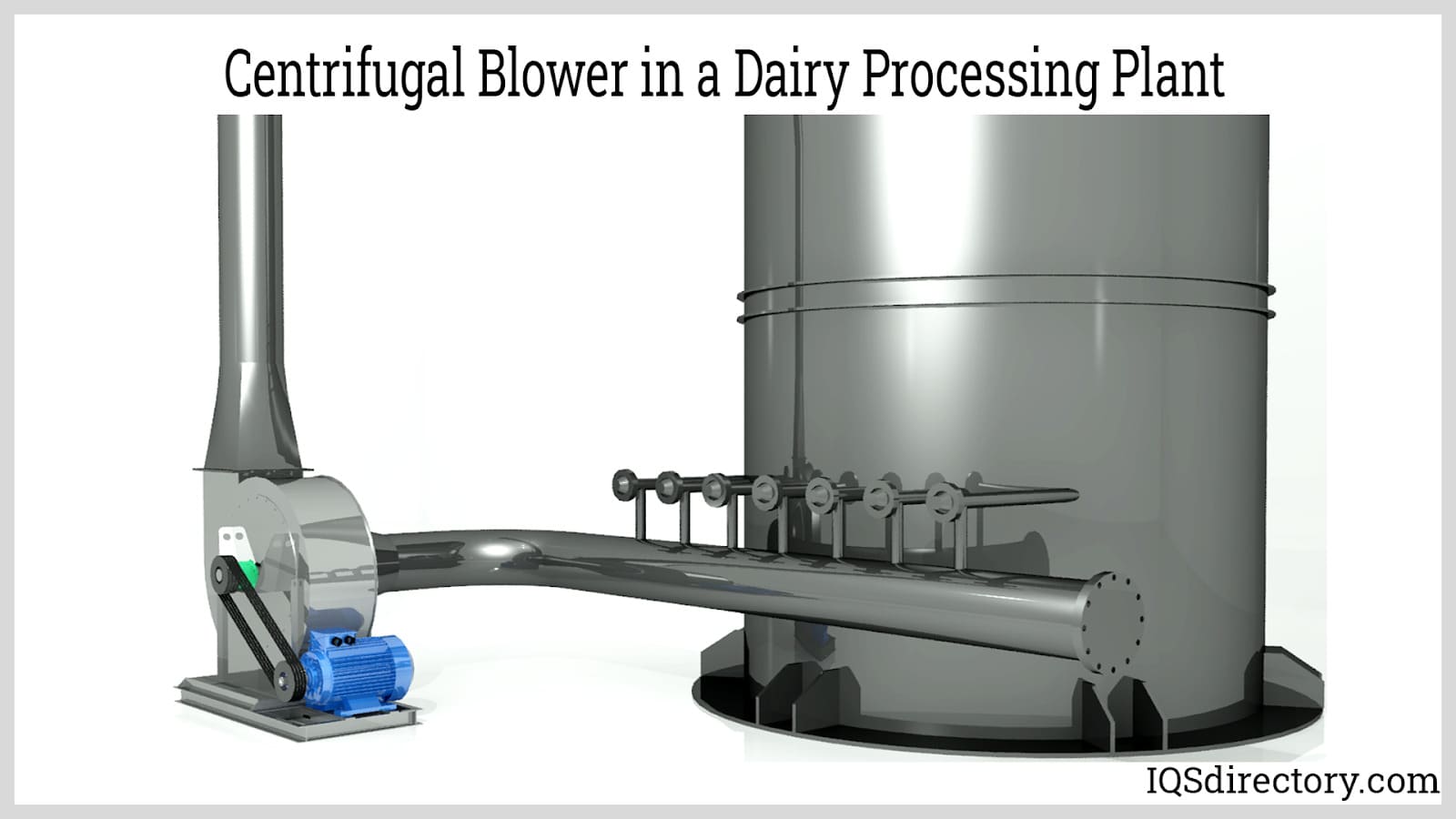 Centrifugal Blower in a Dairy Processing Plant