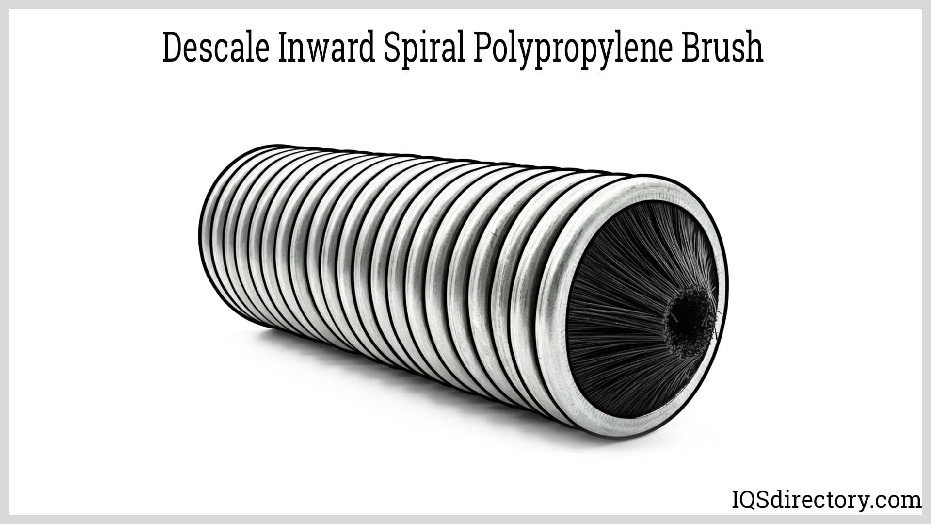 Descale Inward Spiral Polypropylene Brush