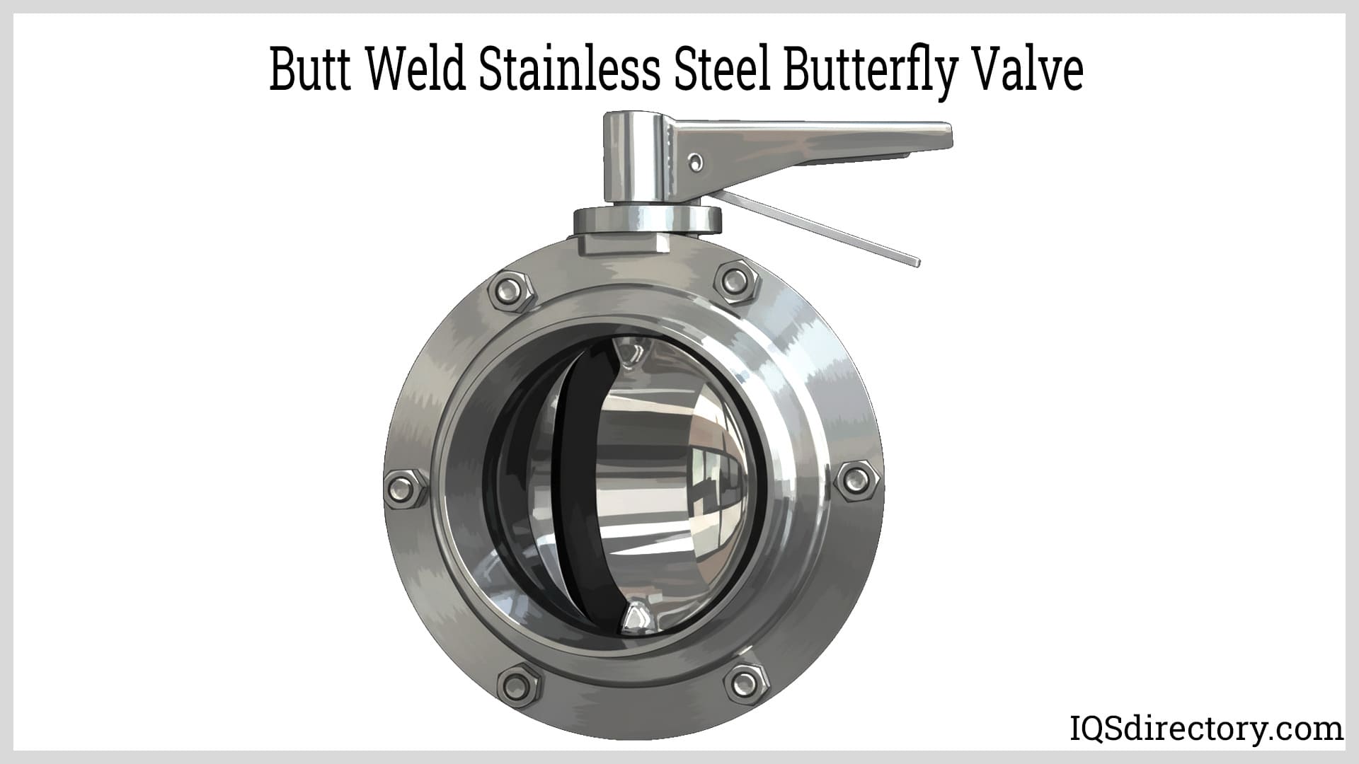 Butt Weld Stainless Steel Butterfly Valve