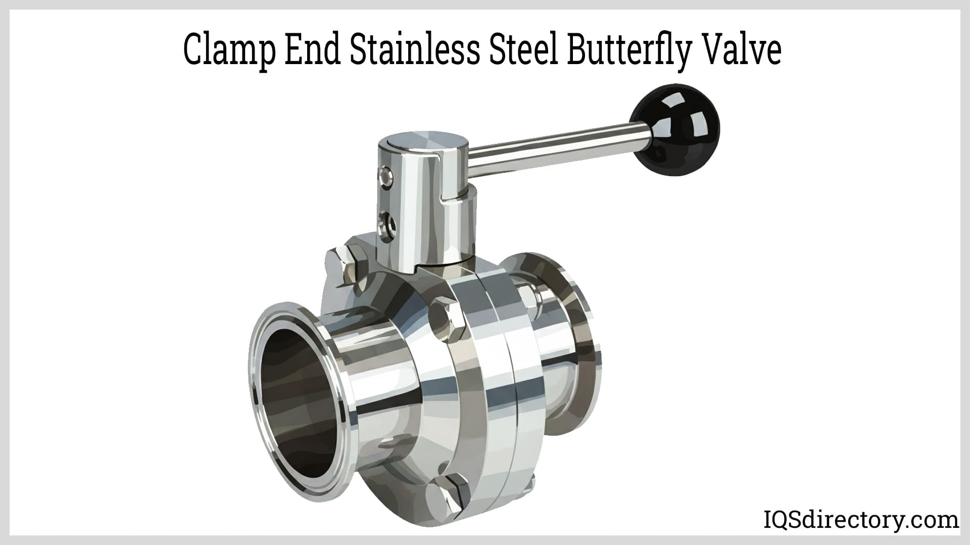 Clamp End Stainless Steel Butterfly Valve