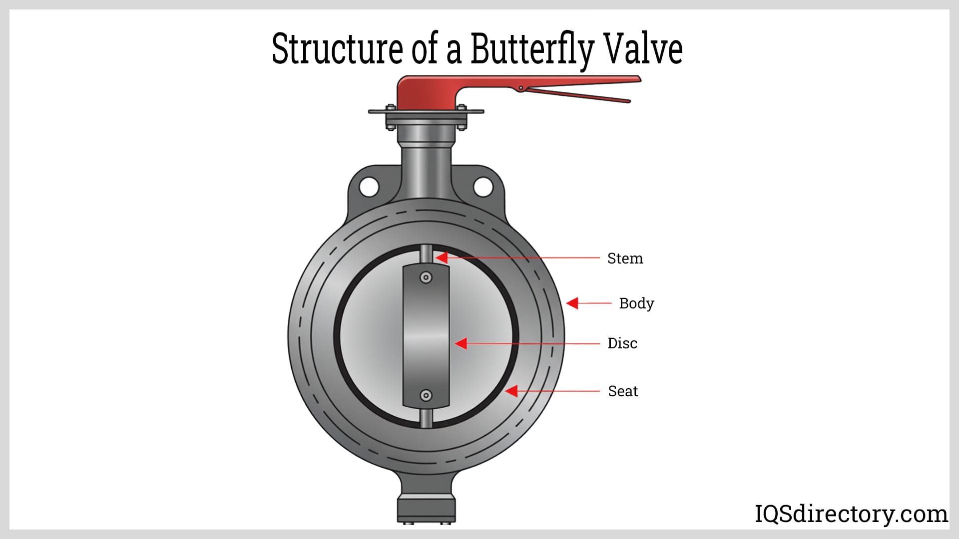 Structure of a Butterfly Valve