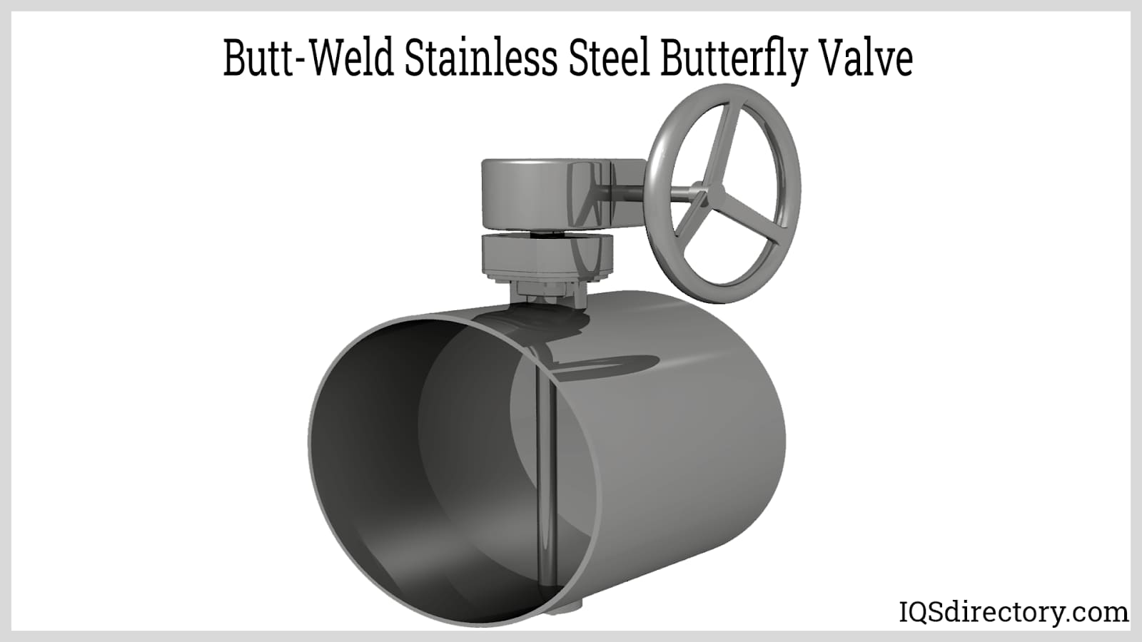 Butt-Weld Stainless Steel Butterfly Valve