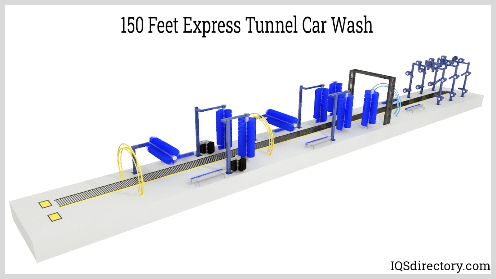 150 Feet Express Tunnel Car Wash