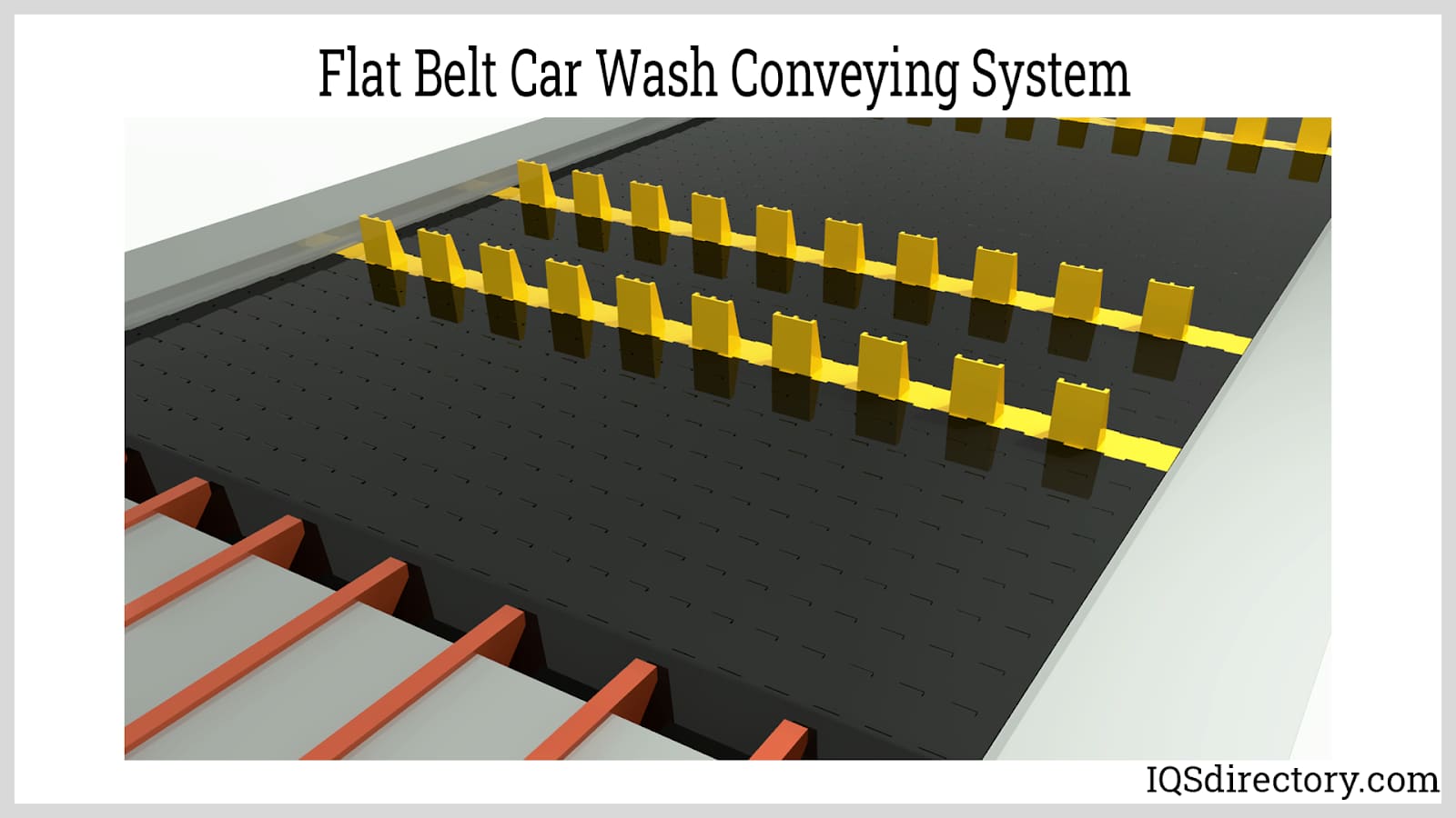 Flat Belt Car Wash Conveying System