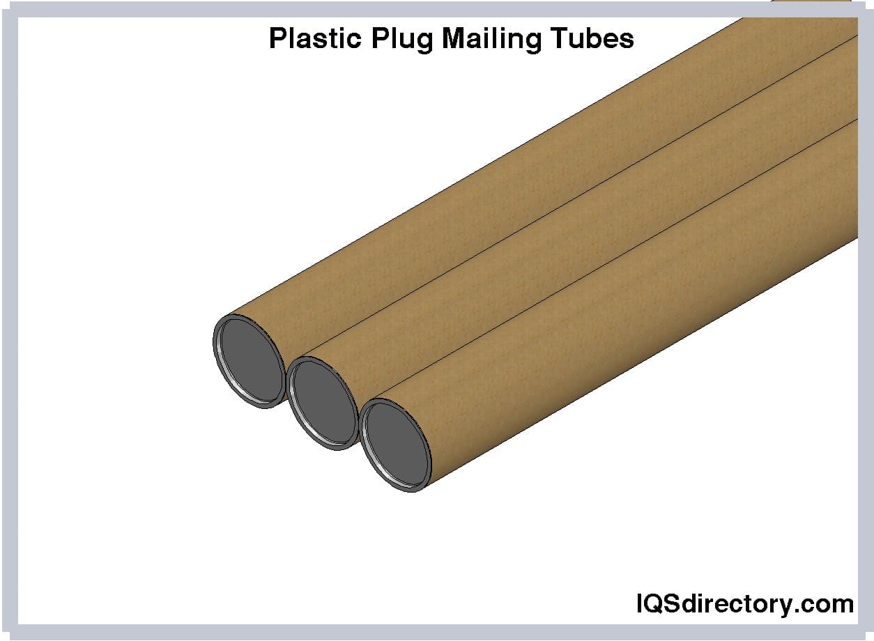 Plastic Plug Mailing Tubes