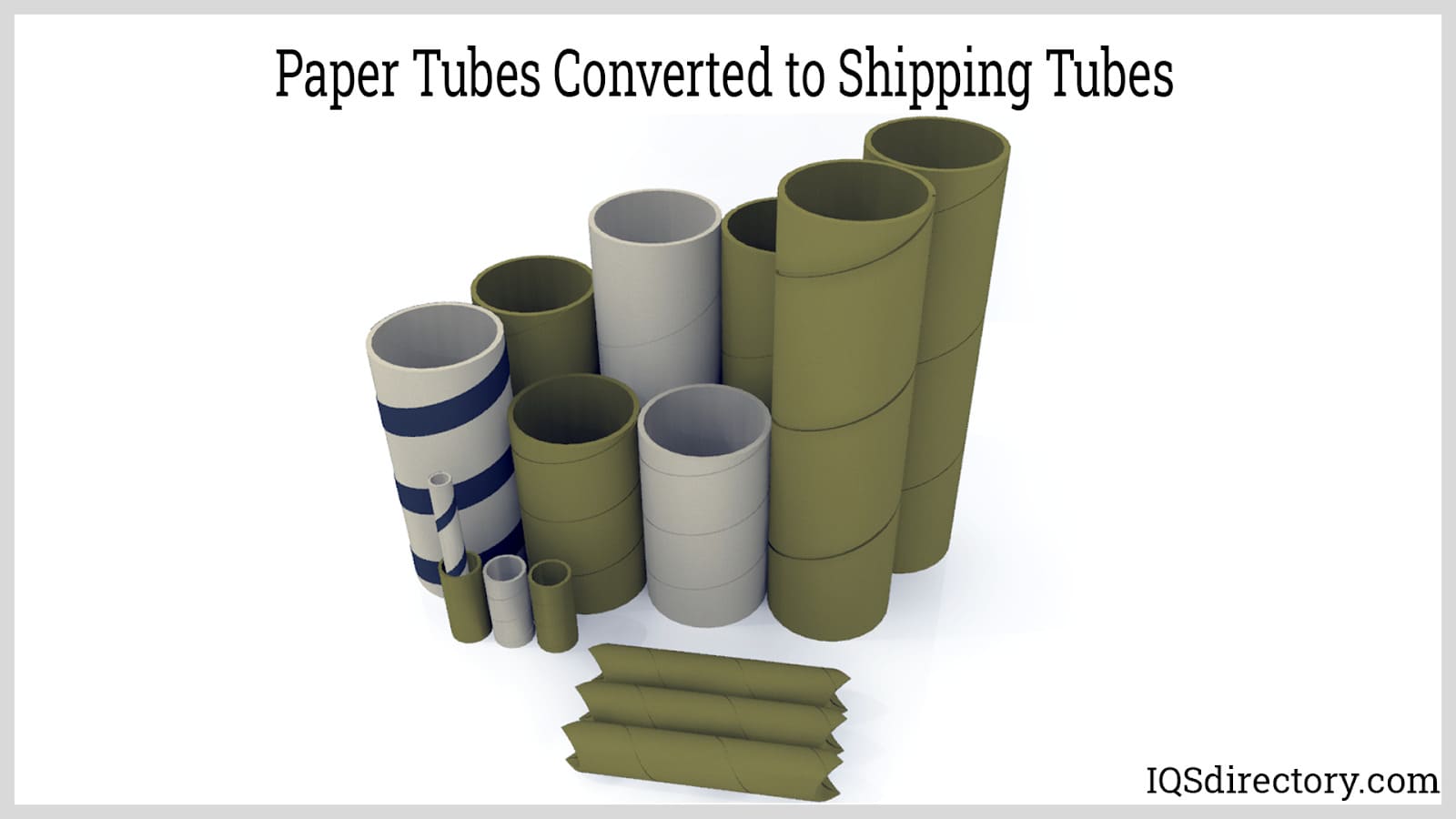 Paper Tubes Converted to Shipping Tubes