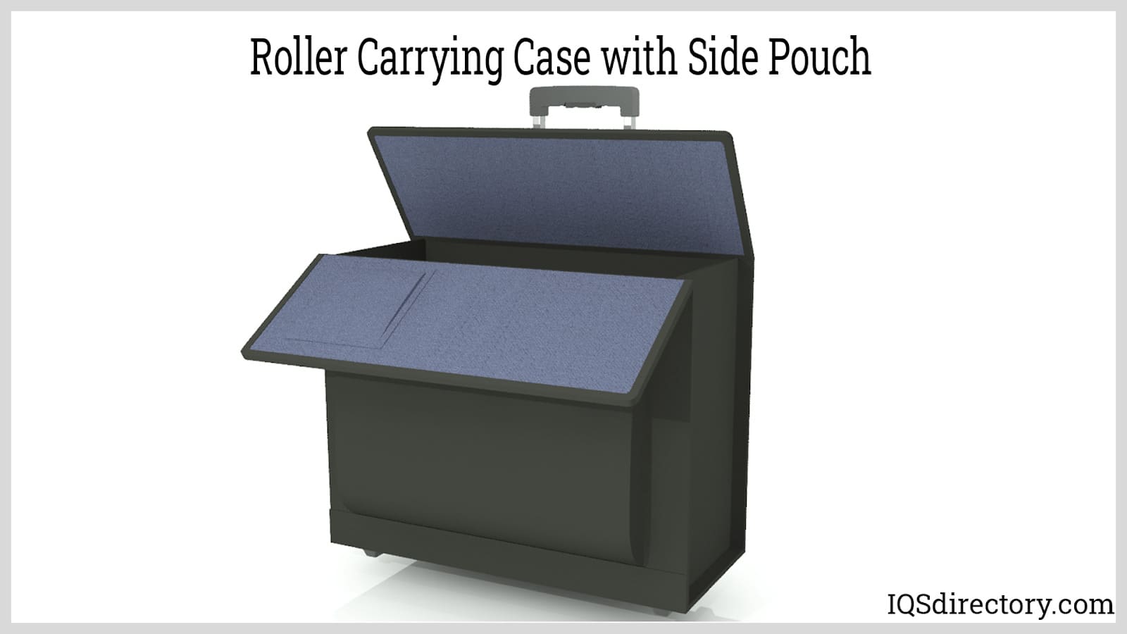 Roller Carrying Case with Side Pouch