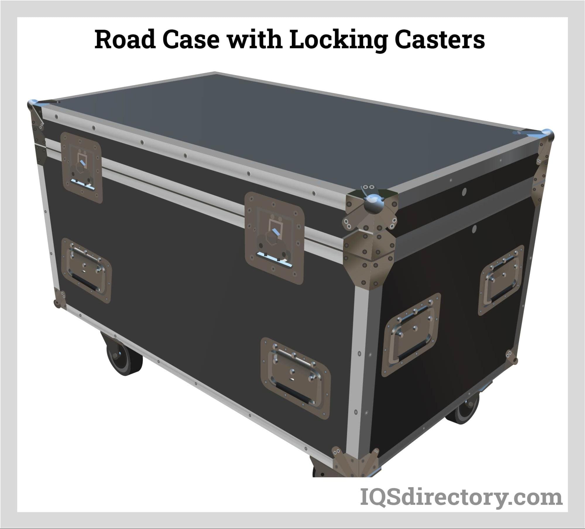 Road Case with Locking Casters
