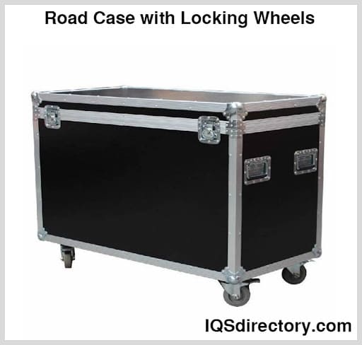Road Case with Locking Wheels