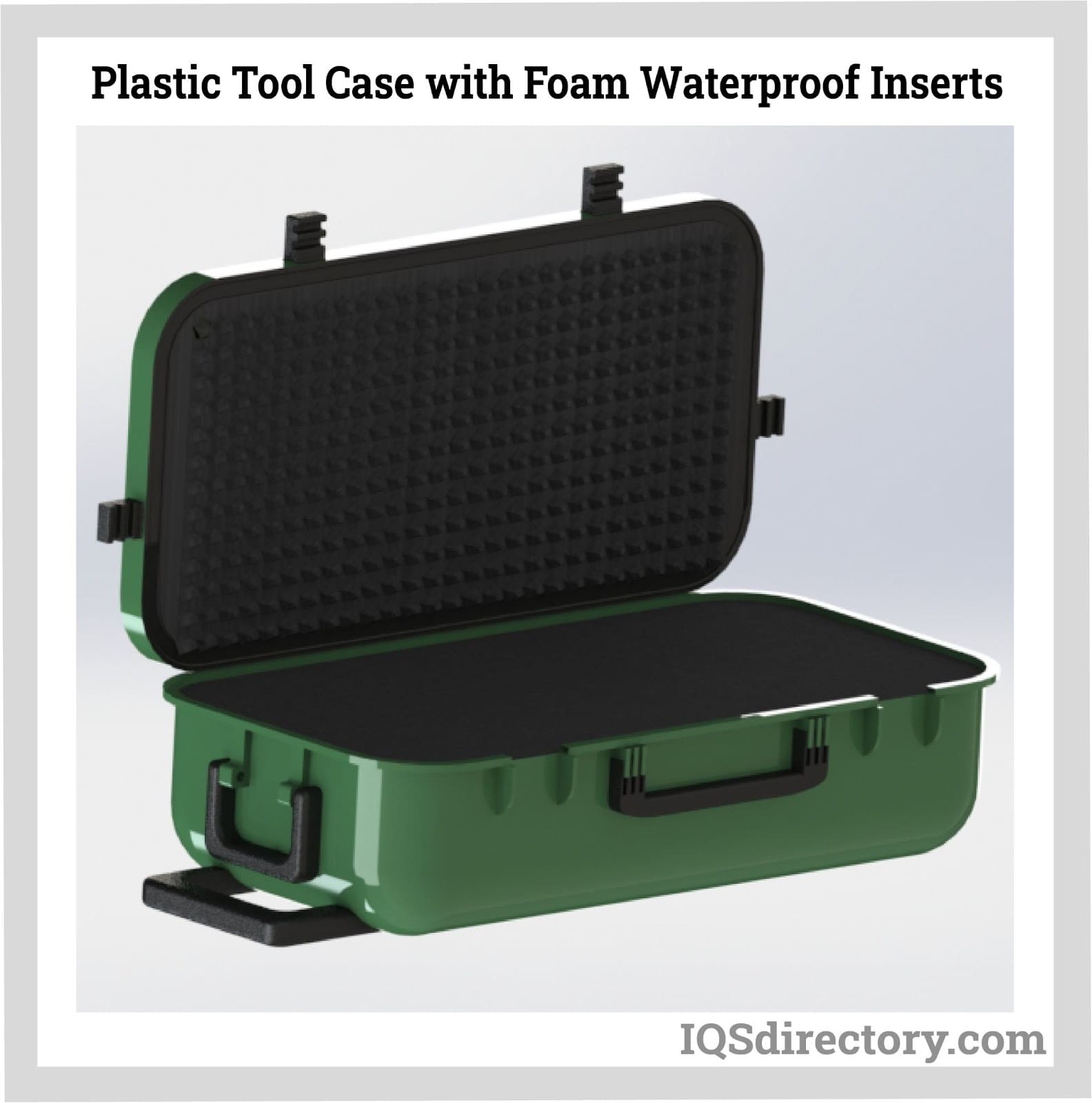 Plastic Tool Case with Foam Waterproof Inserts