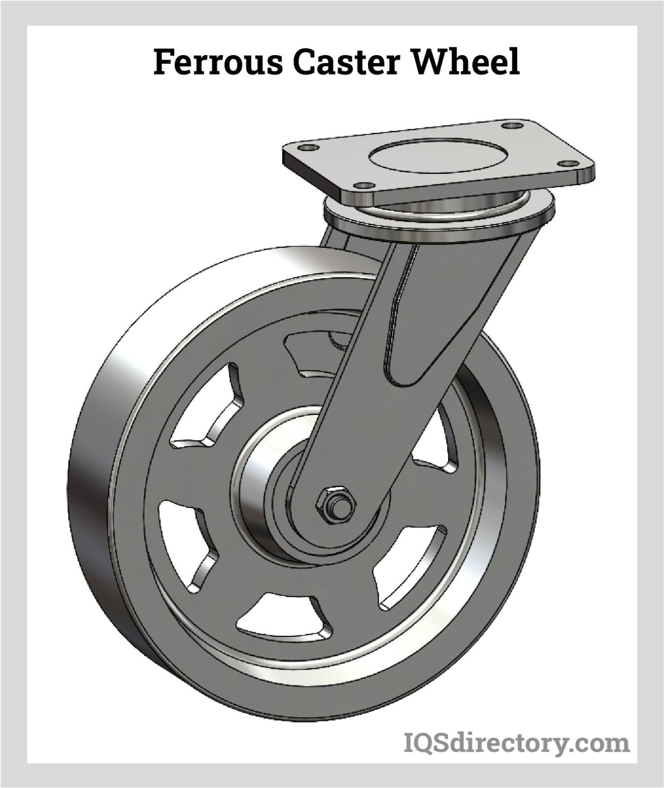 Ferrous Caster Wheel