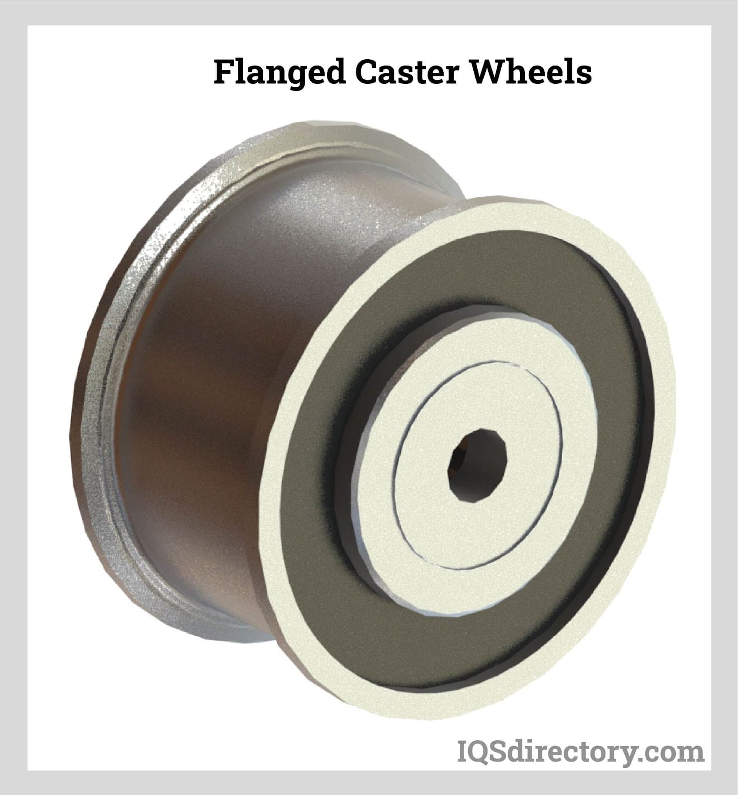 Flanged Caster Wheel