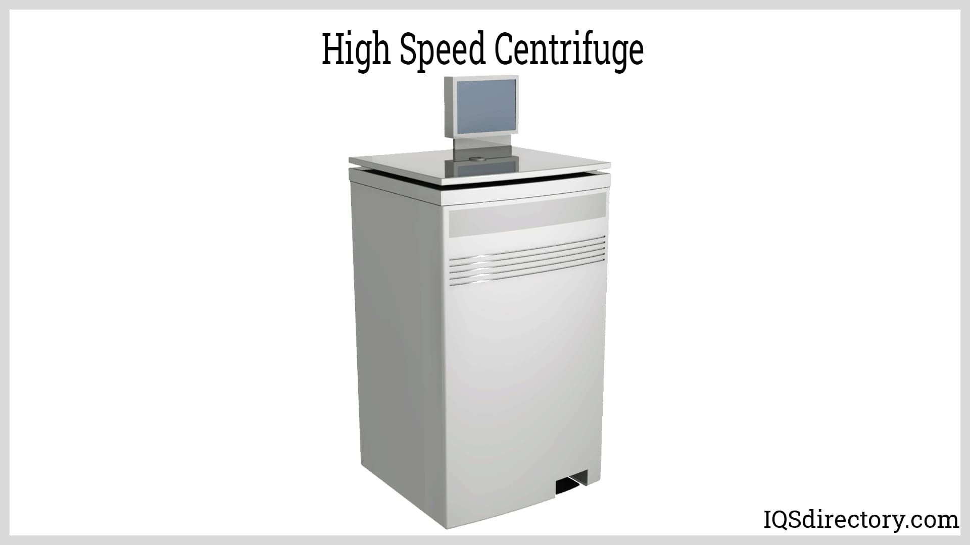 High Speed Centrifuge