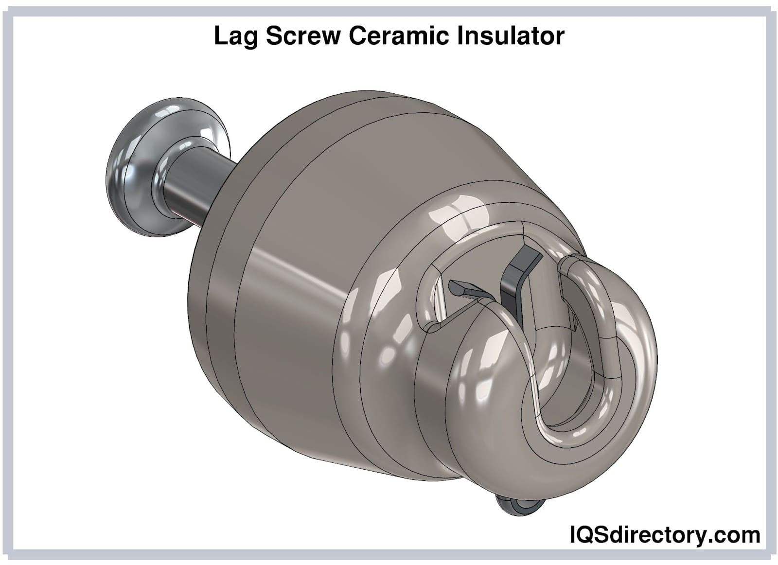 Lag Screw Ceramic Insulator