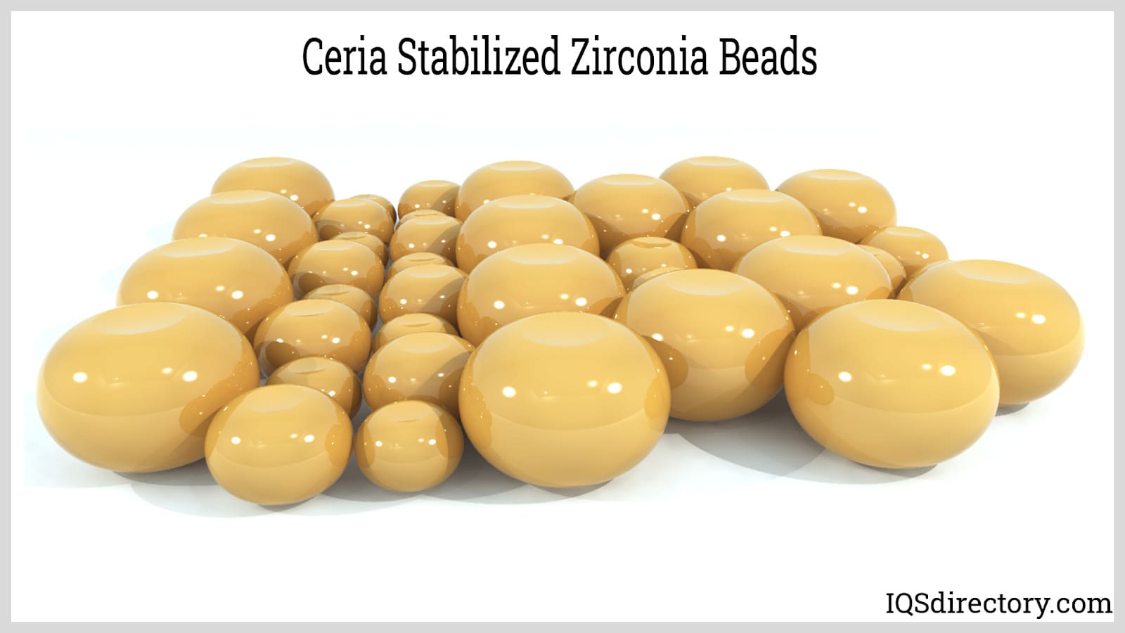 Ceria Stabilized Zirconia Beads