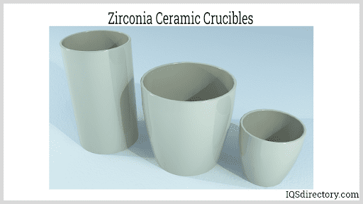Zirconia Ceramic Crucibles
