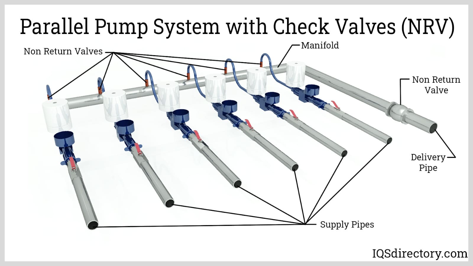 Parallel Pump System with Check Valves (NRV)