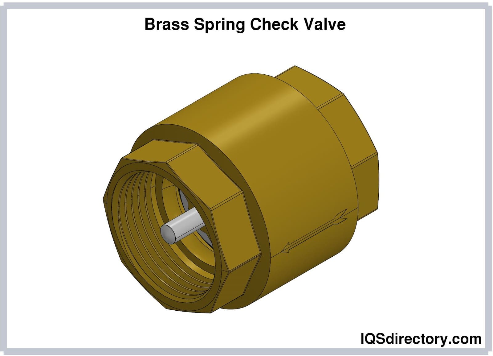 Brass Spring Check Valve