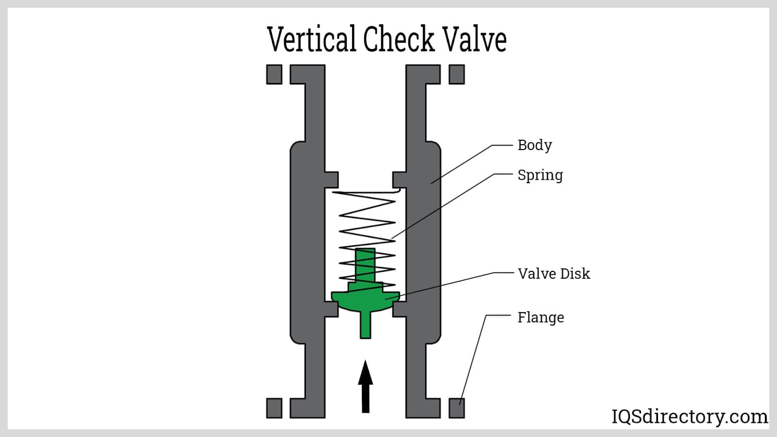 vertical check valve