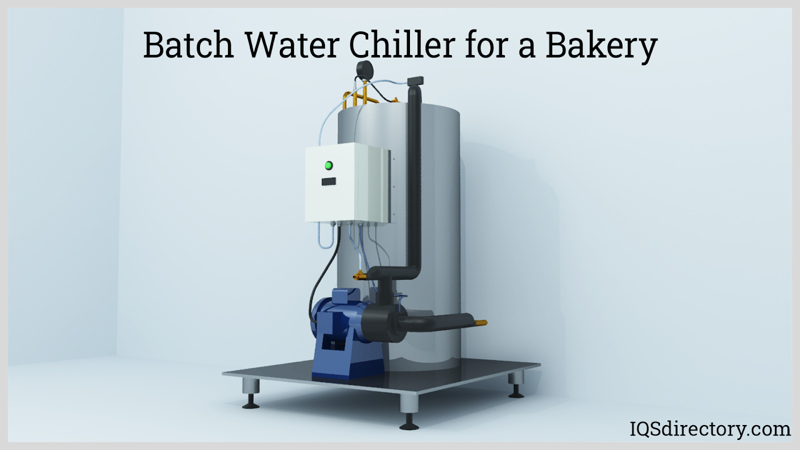 Batch Water Chiller for a Bakery