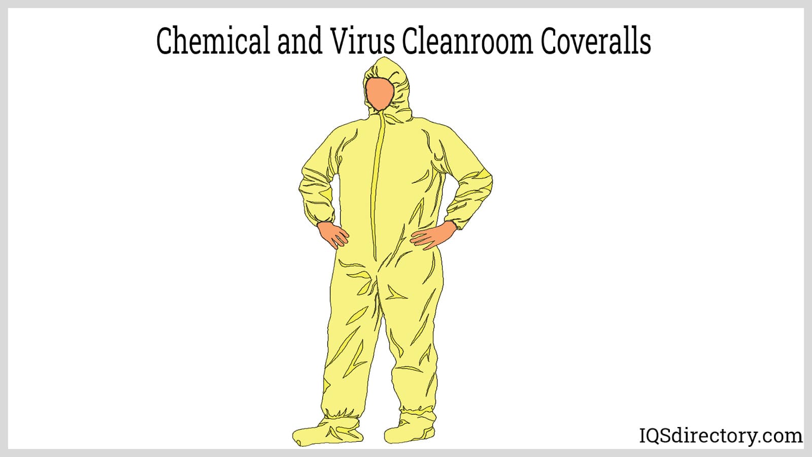 Chemical and Virus Cleanroom Coveralls