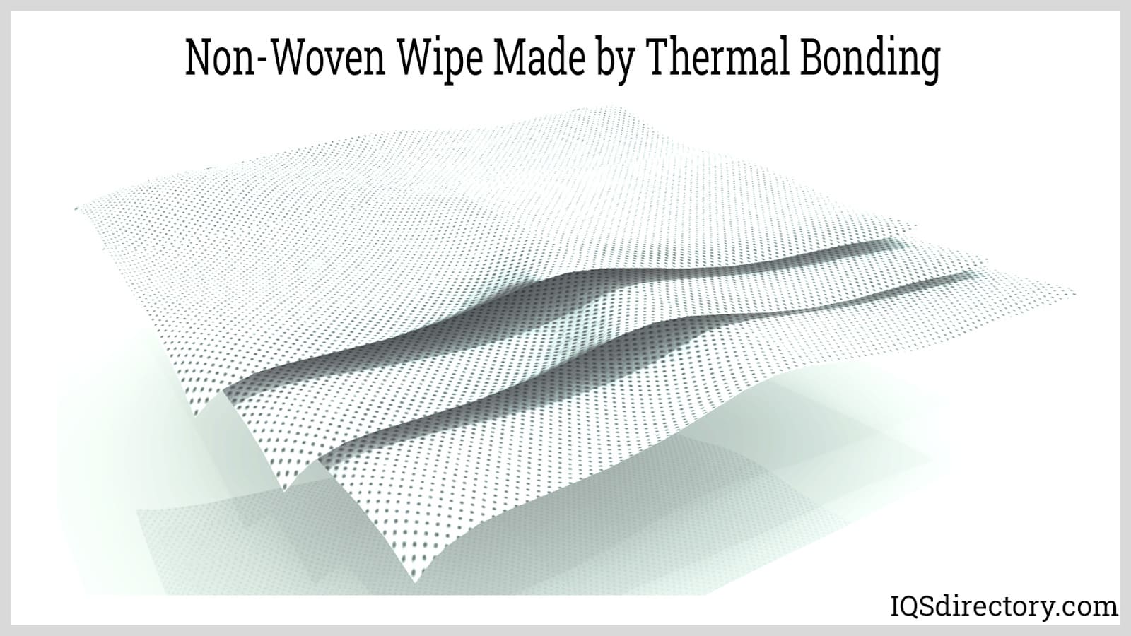Non-Woven Wipe Made by Thermal Bonding